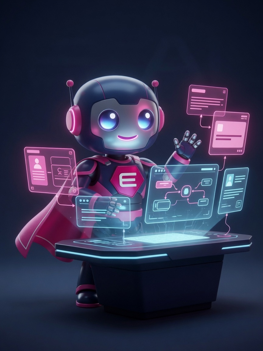 eAutomate at work, your mate driving invoices, contacts and workflows